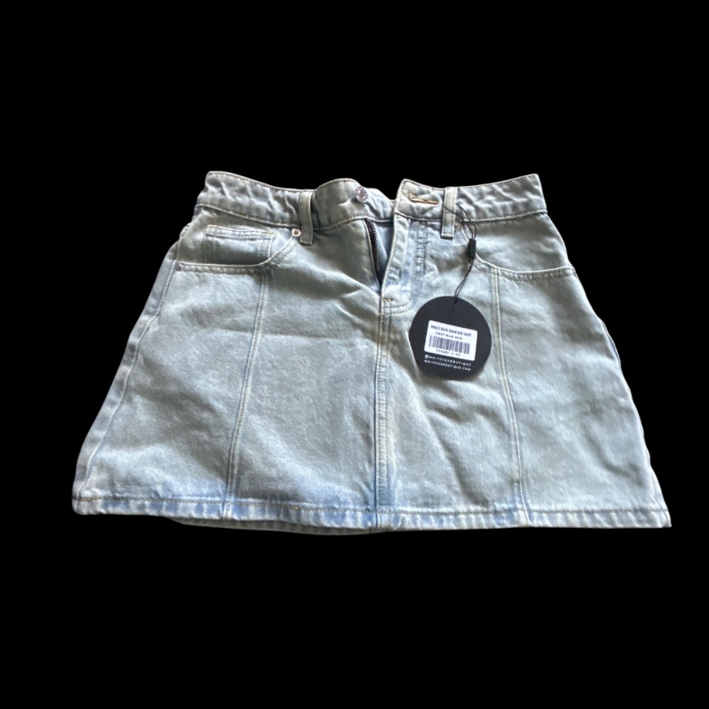 White Fox Single Soon Mini Skirt